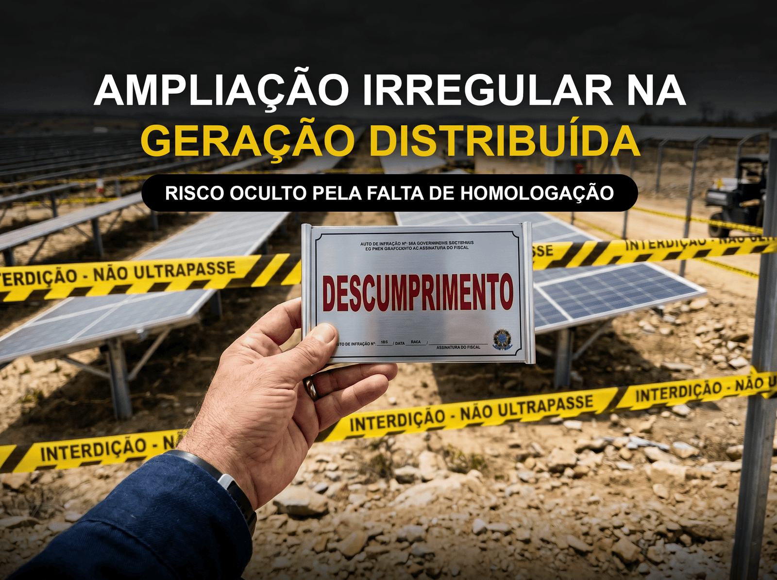 Ampliação irregular na geração distribuída: como a falta de homologação virou o maior risco